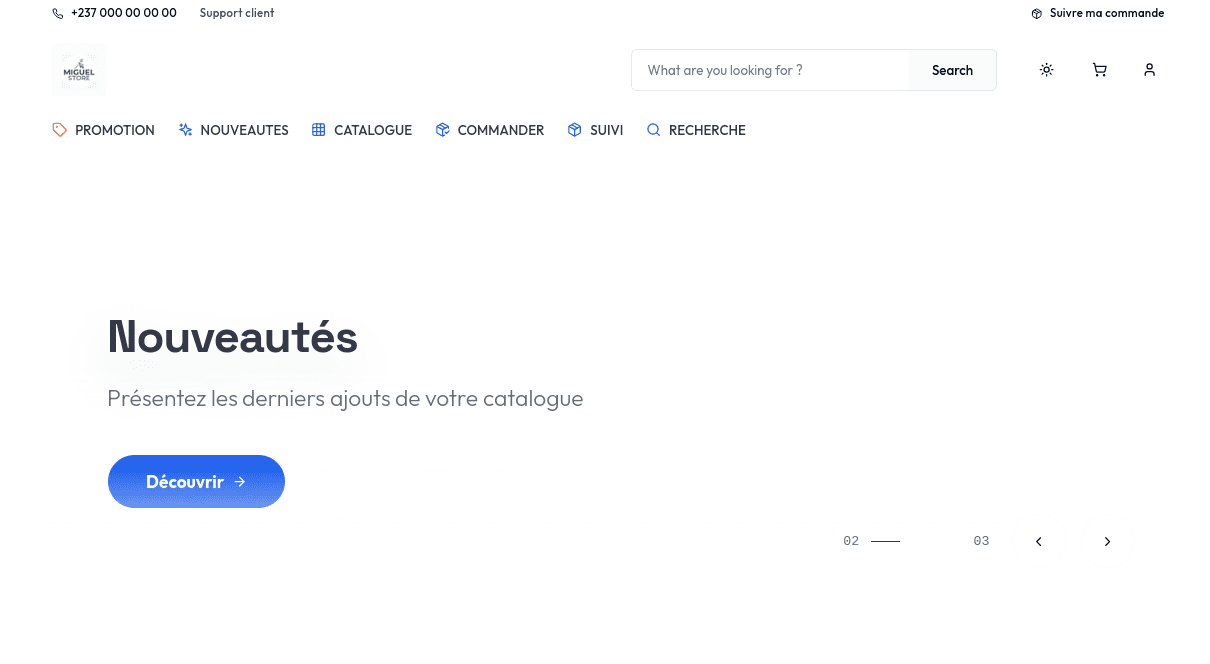 Miguel Store — capture 2
